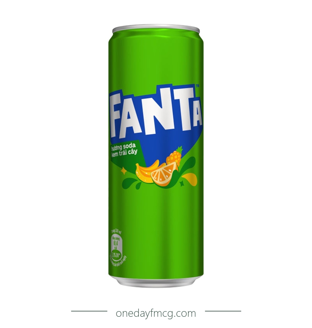 Fanta Soda Cream Flavored Soft Drink 320mL