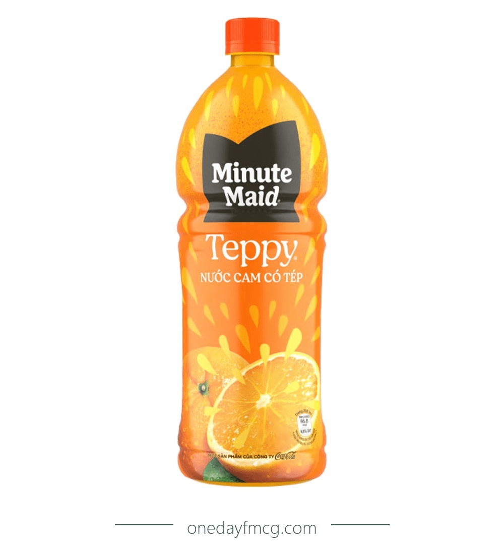 Teppy Orange Juice 1L x 12 bottles